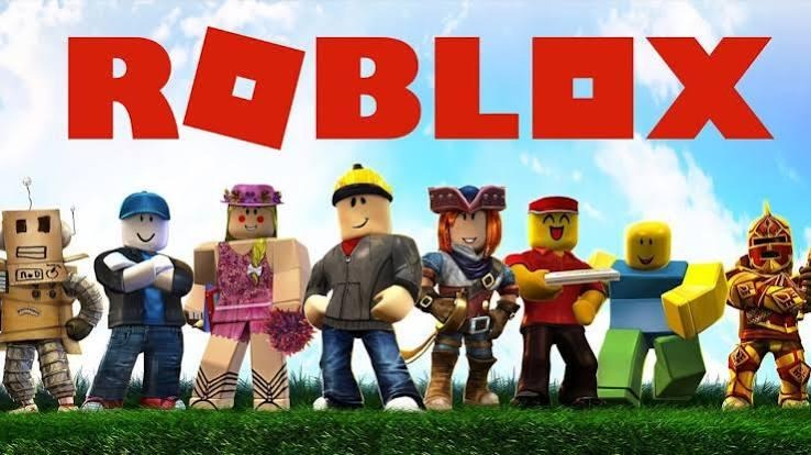 Roblox avatars representing popular cross-platform multiplayer games.