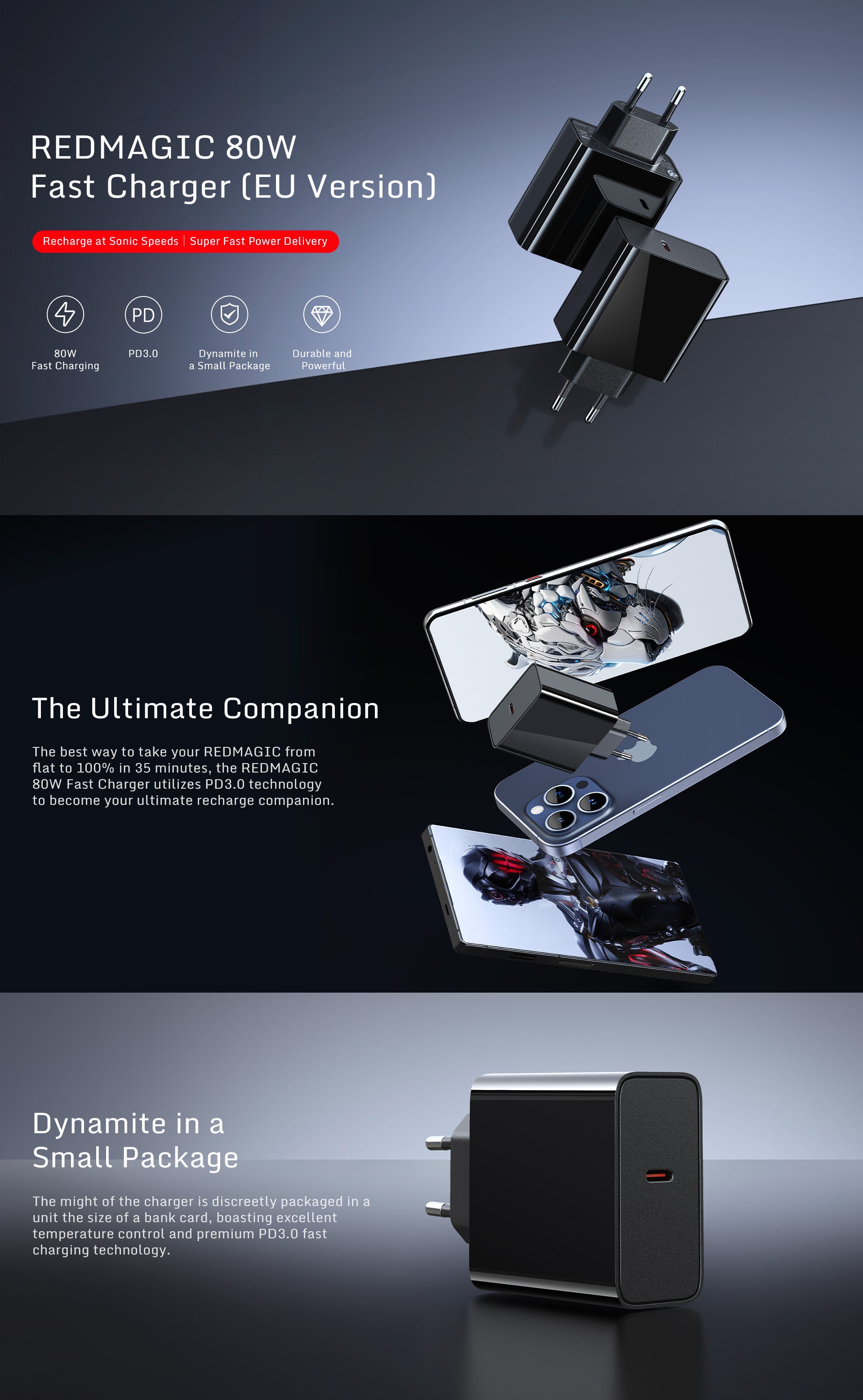 REDMAGIC 80W Fast Charger (EU Version) - REDMAGIC (Europe)