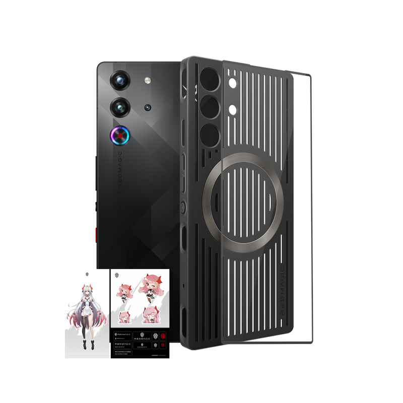 REDMAGIC 10 Pro with Screen Protector & Cooling Protective Case Bundle