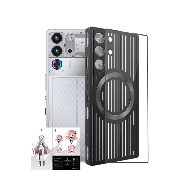 REDMAGIC 10 Pro with Screen Protector & Cooling Protective Case Bundle
