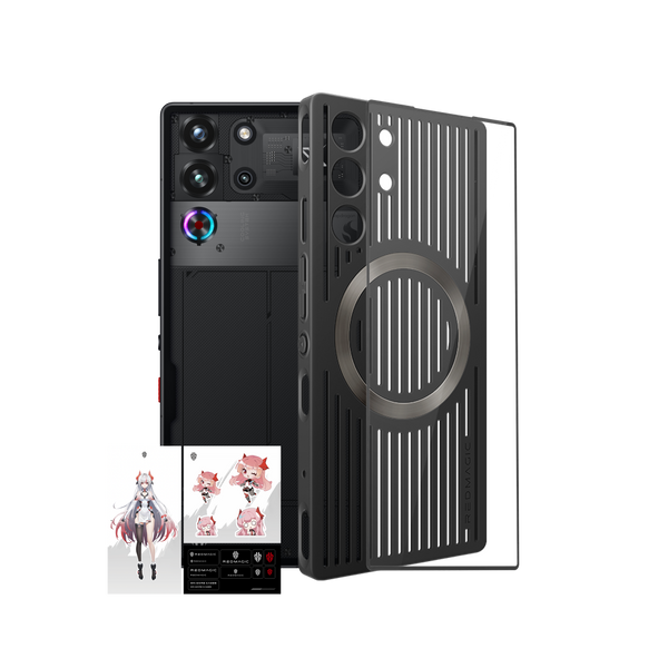 REDMAGIC 10 Pro with Screen Protector & Cooling Protective Case Bundle