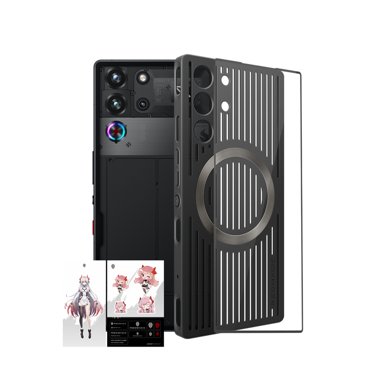 REDMAGIC 10 Pro with Screen Protector & Cooling Protective Case Bundle